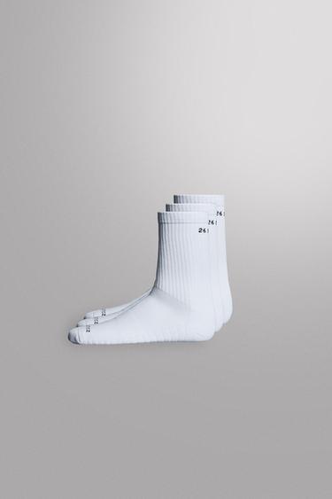 3-PACK OF TRAINING SOCKS - White by Zara - Image 0