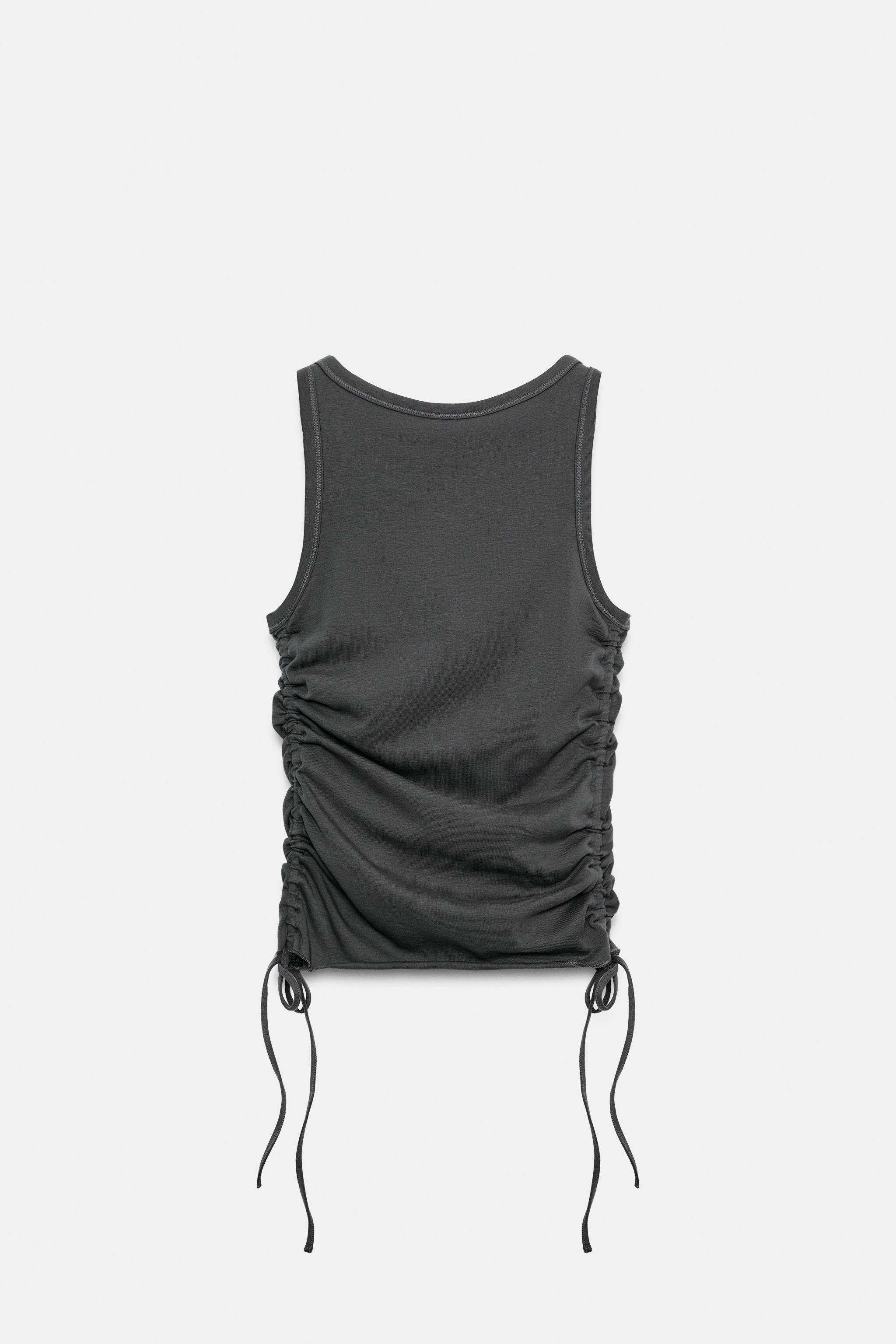 SIDE RUCHED TOP