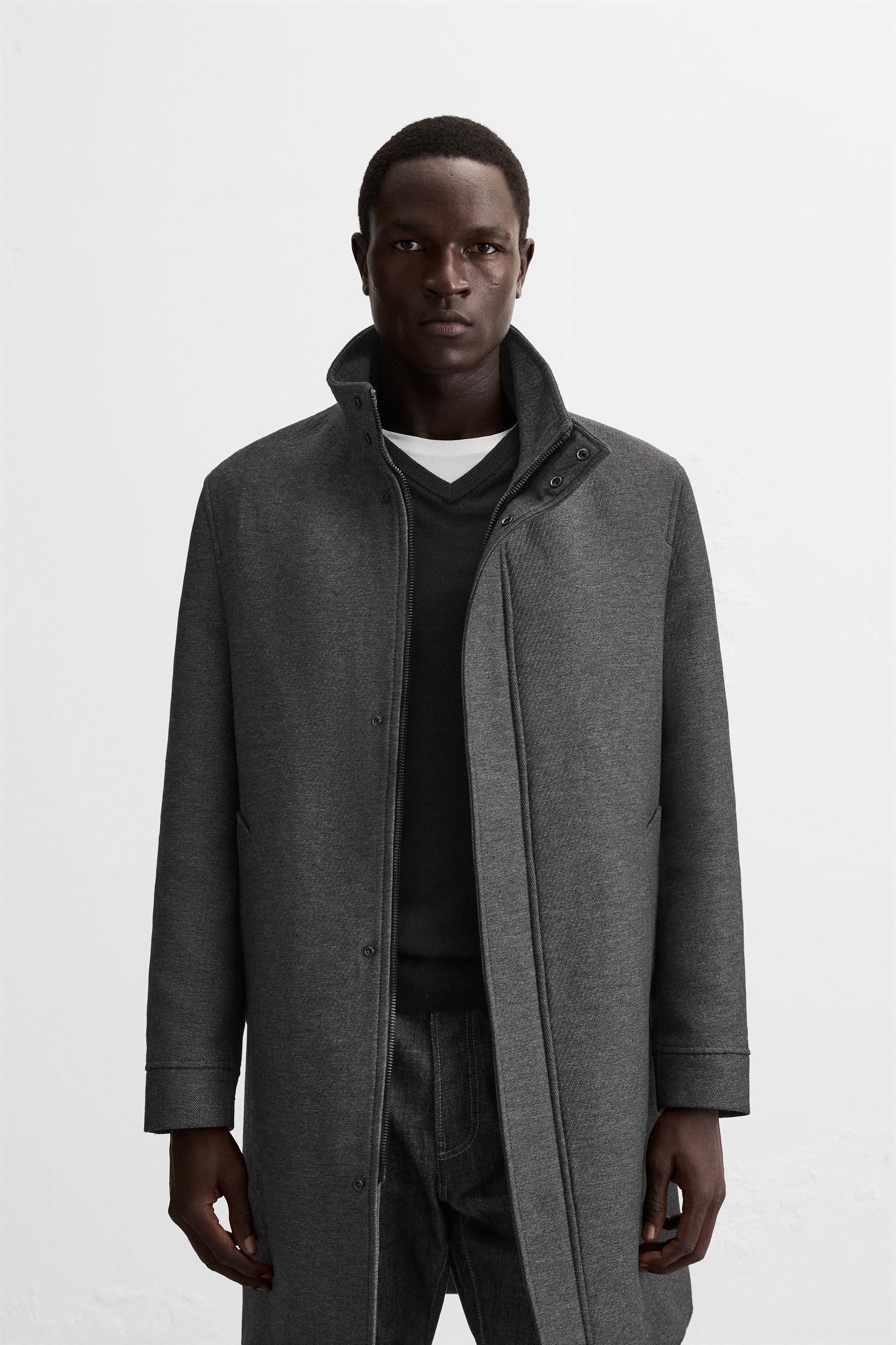 【RAINMAKER】DETACHABLE COLLAR COAT Removable Faux-Fur Collar Coat | Banana Republic Factory