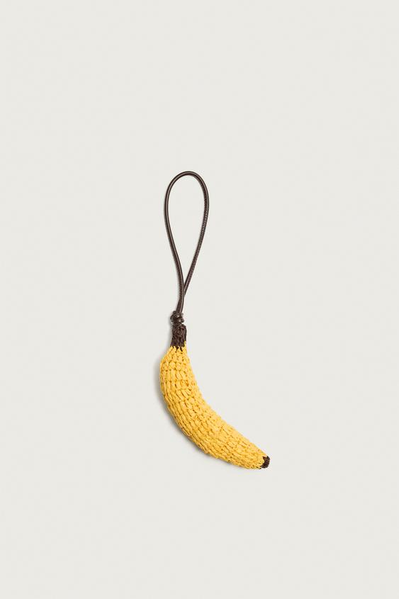 BRAIDED KEY RING - Yellow by Zara - Image 0