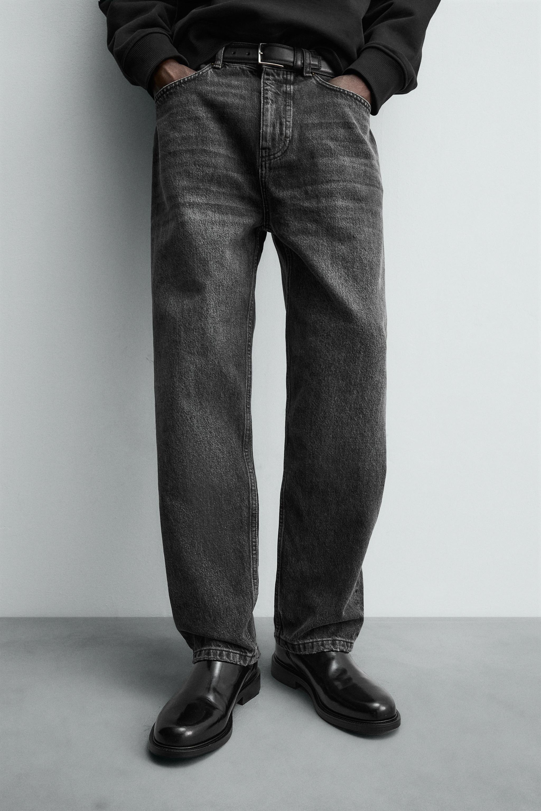 STRAIGHT ANKLE FIT JEANS