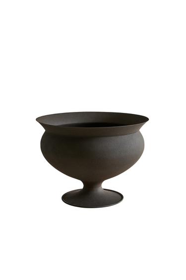 Zara TALL METAL VESSEL - Brown