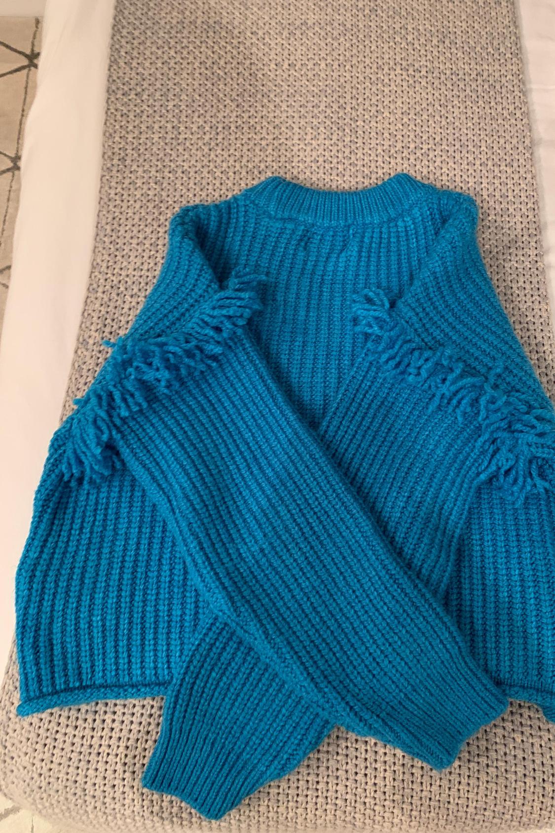 FRINGED KNIT SWEATER - Image 3