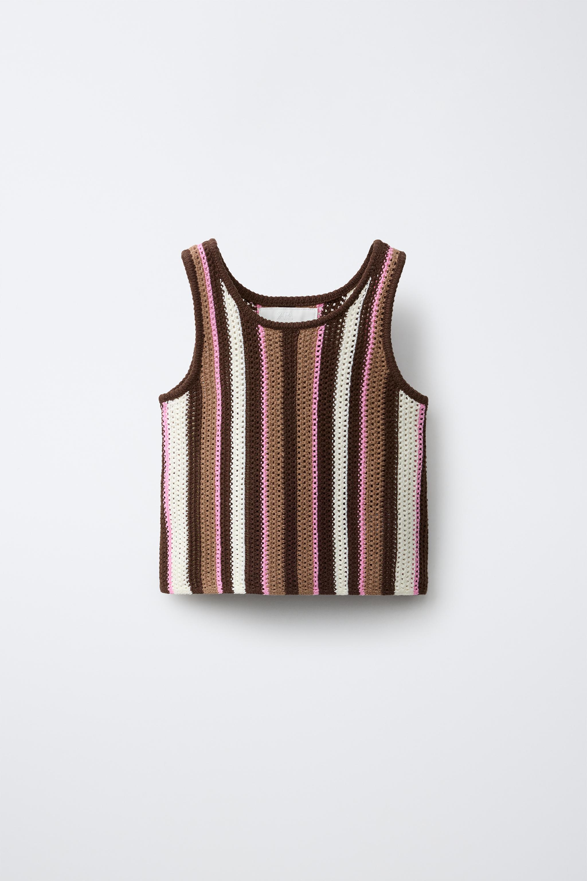 STRIPED KNIT TOP