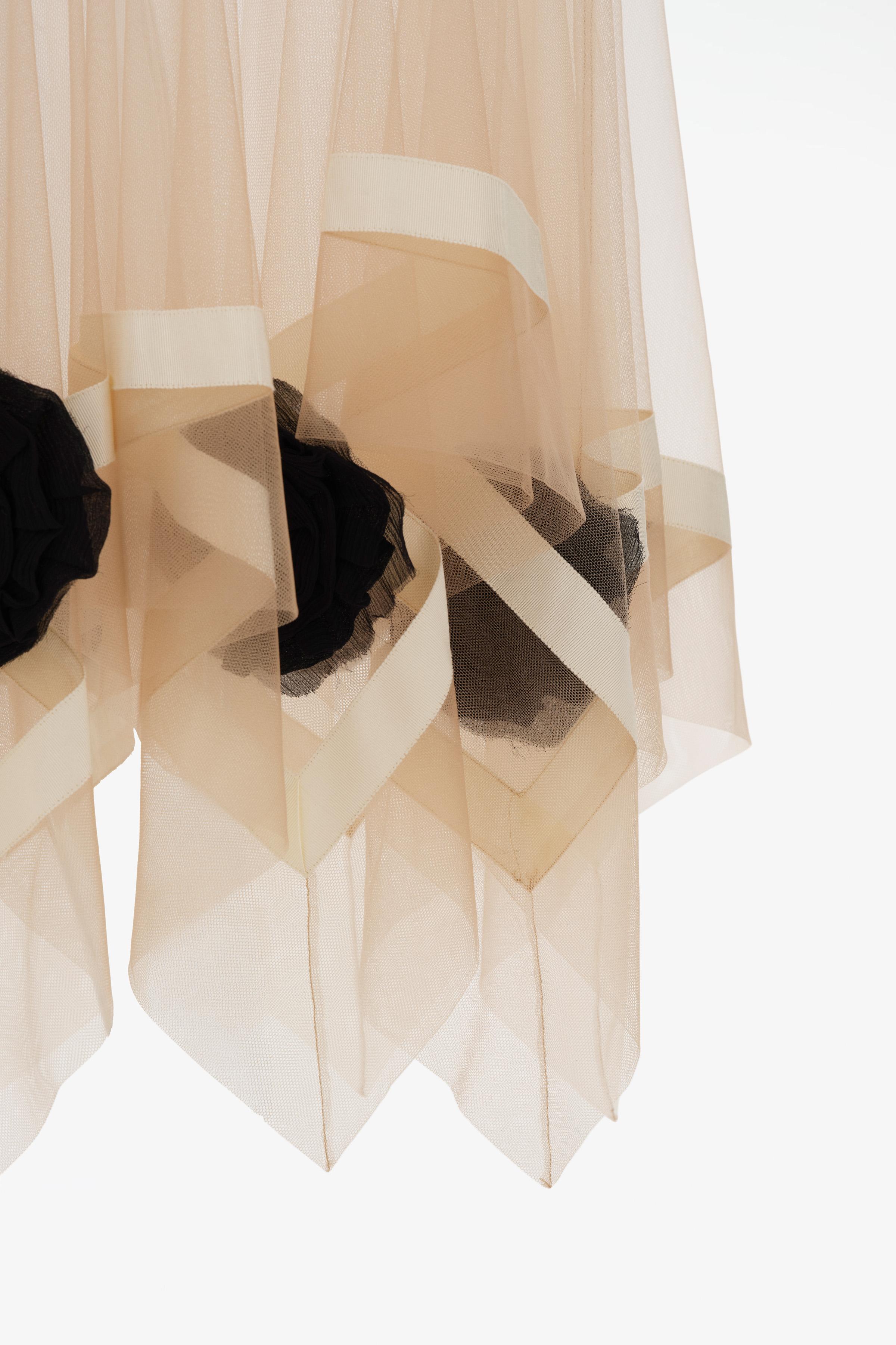 LIMITED EDITION ASYMMETRIC TULLE SKIRT