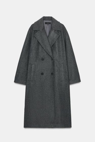 SOFT OVERSIZED COAT - Grey by Zara