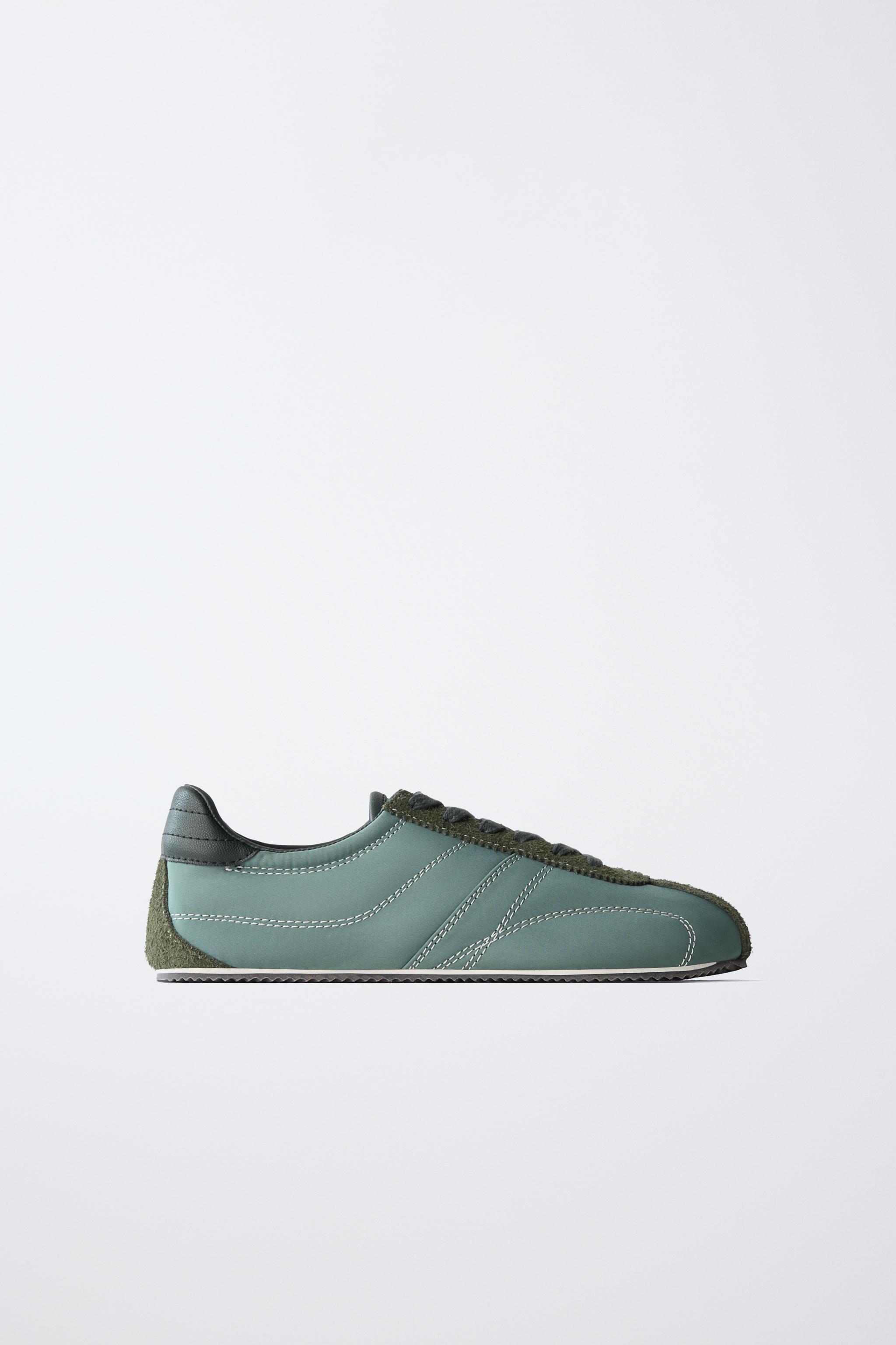 SLIM SOLE SNEAKERS — Petrol Blue