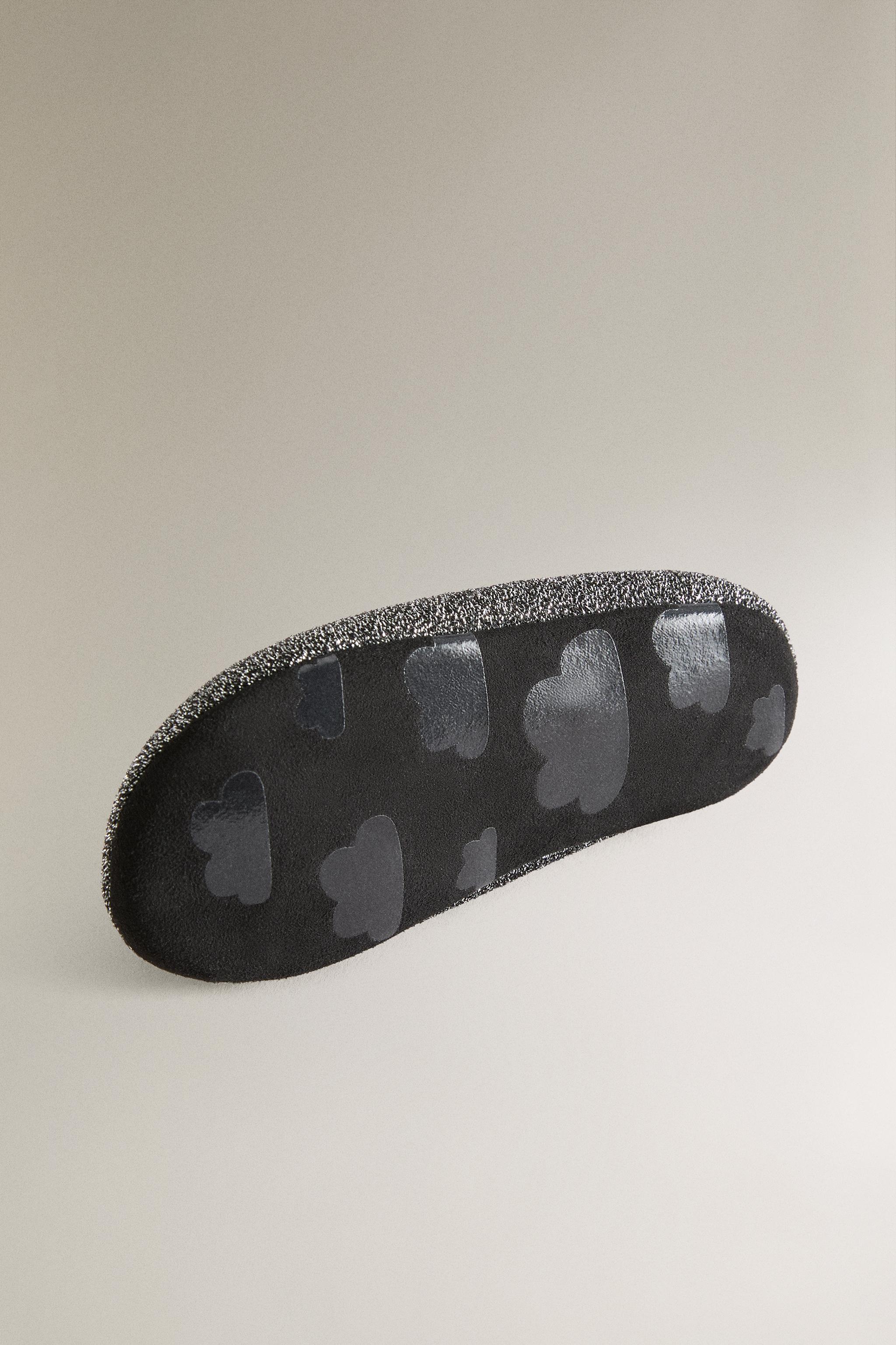 CHILDREN'S GLITTER BALLET FLATS