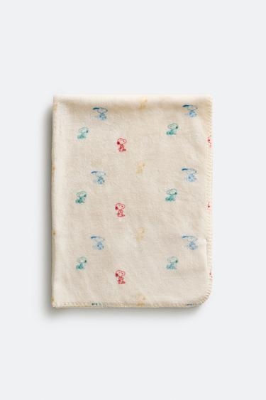 CHILDREN'S PEANUTS™ FLEECE BLANKET - Multicoloured by Zara