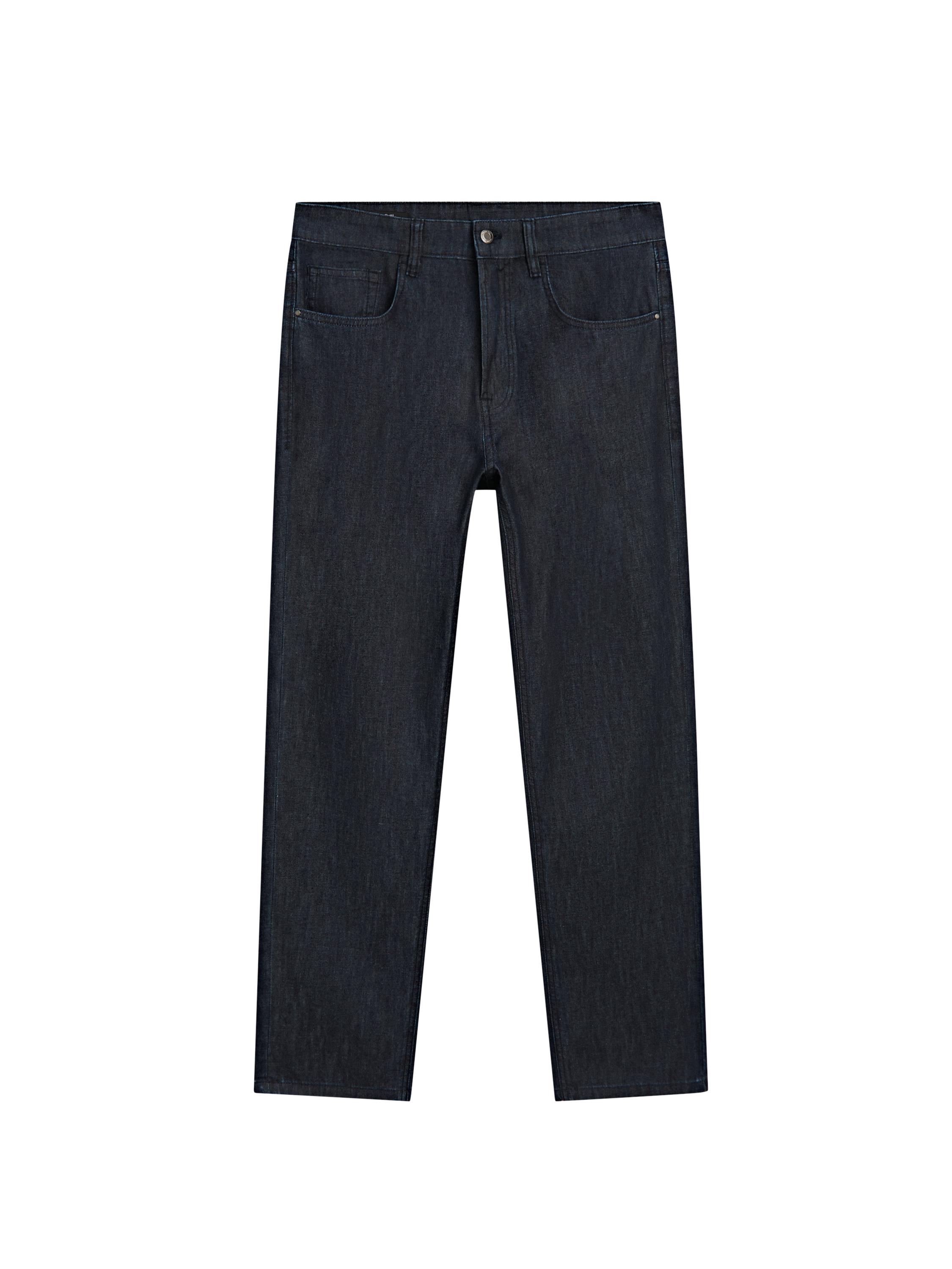 Lightweight tapered fit jeans — Navy blue