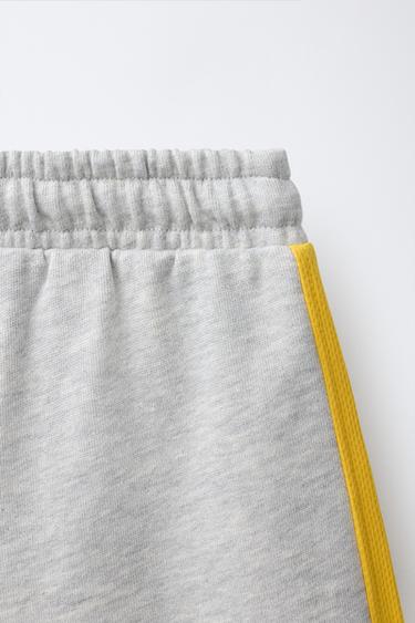 BERMUDA EN MOLLETON NBA - LOS ANGELES LAKERS - Gris chiné de Zara - Image 3