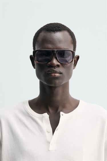 GAFAS DE SOL RECTANGULARES - Carey de Zara - Imagen 0