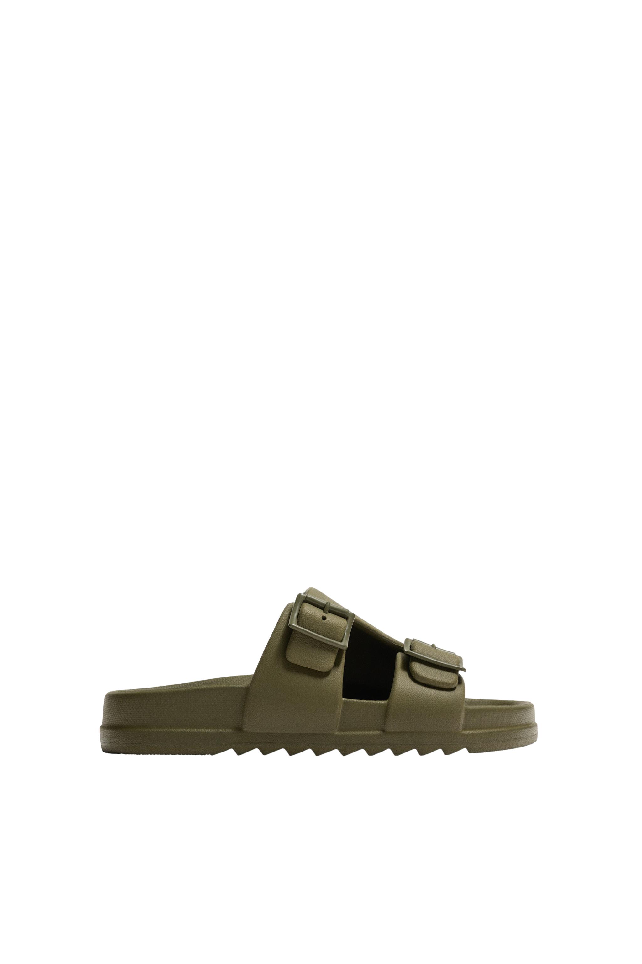 Zara Double Buckle Track Sandals Zara Buckled Straps with Double Strap Sandals | Mercari main image 4