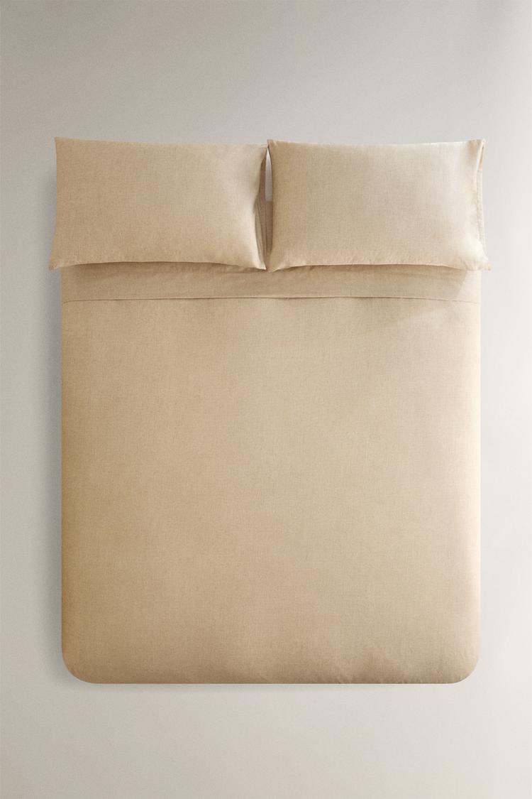 Teen Bean Body Pillow Cover - Natural Sateen 300T, 100% Organic Cotton (Fits 4.5 Ft Teen Bean Pillow)
