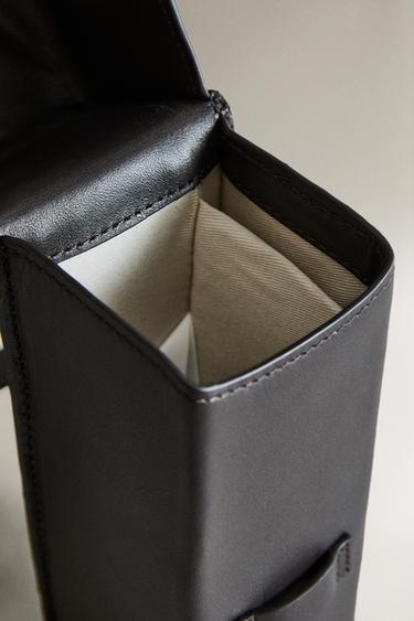 LEATHER LOMOMATIC CAMERA CASE - Brown by Zara - Image 2