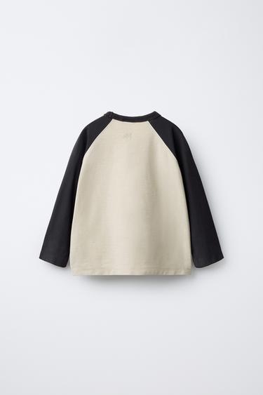 TWO-PACK OF RAGLAN SLEEVE LOGO T-SHIRTS - Anthracite grey by Zara - Image 2