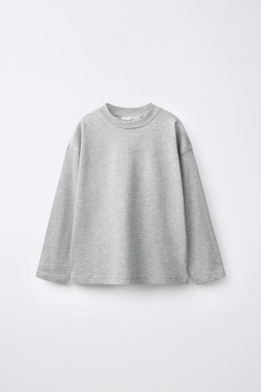 3-PACK PLAIN AND STRIPED T-SHIRTS — Grey / Blue 1
