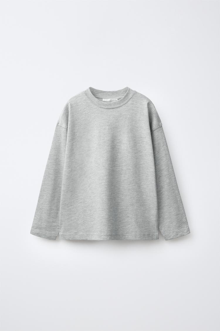 3-PACK PLAIN AND STRIPED T-SHIRTS — Grey / Blue