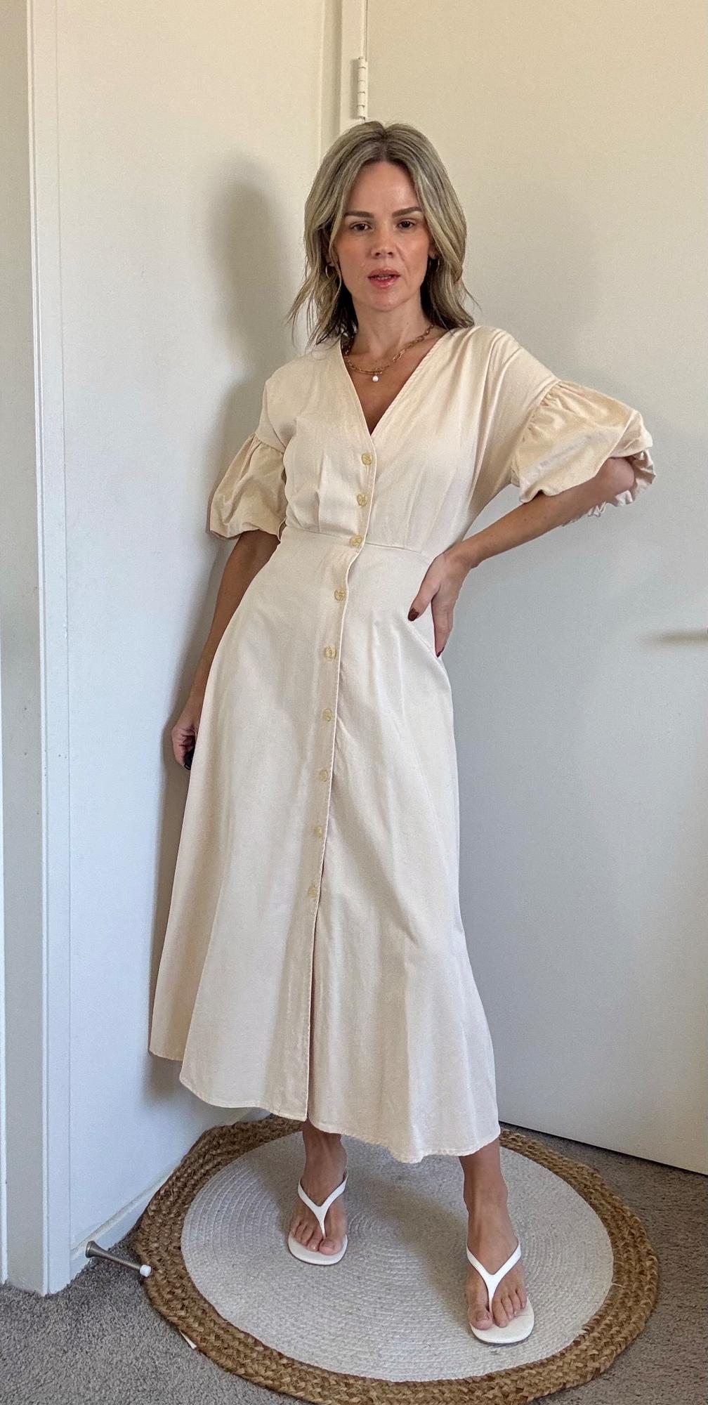 VESTIDO VOLUMEN CINTURÓN - Image 2