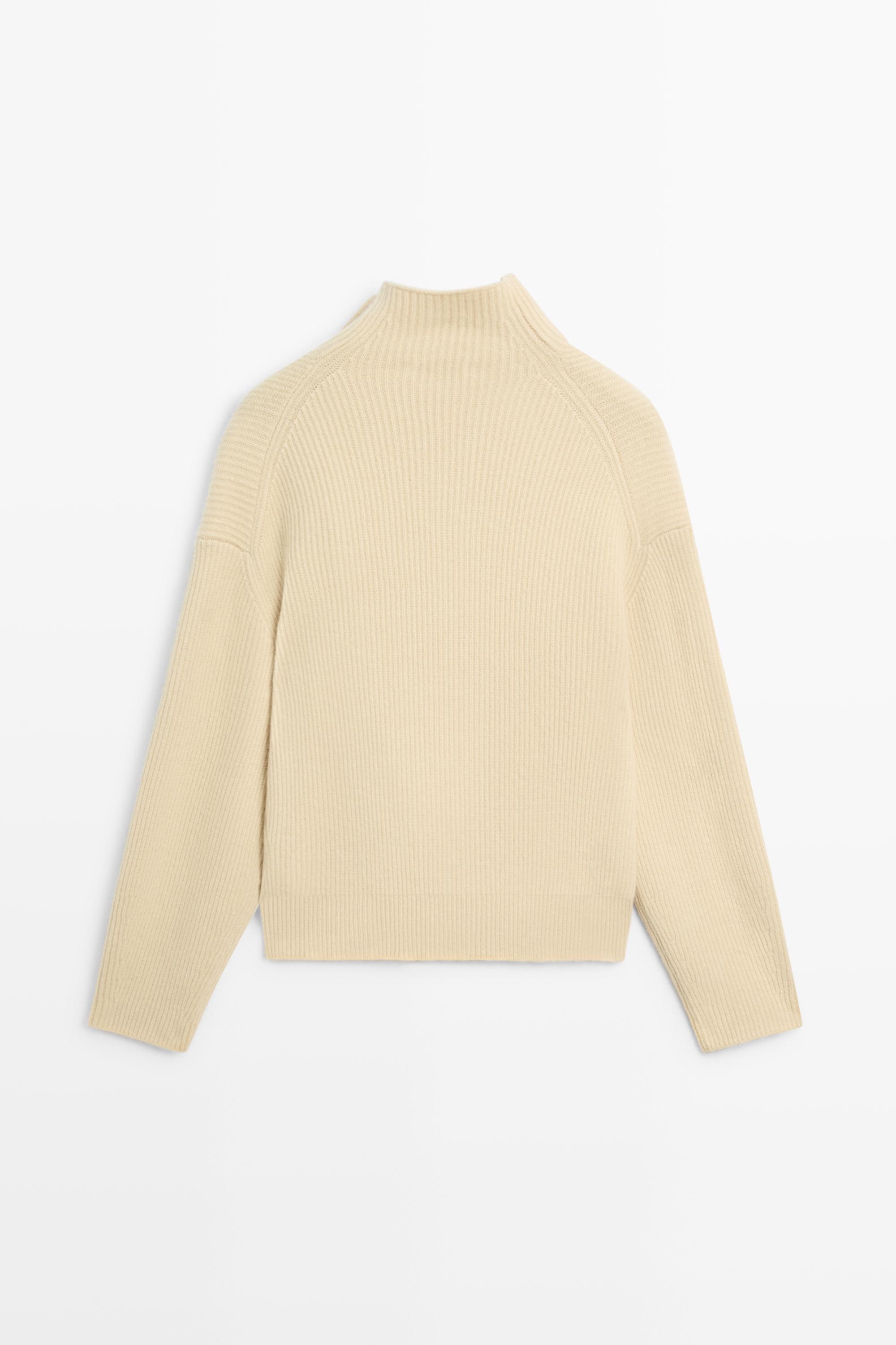 Cashmere blend button detail cardigan
