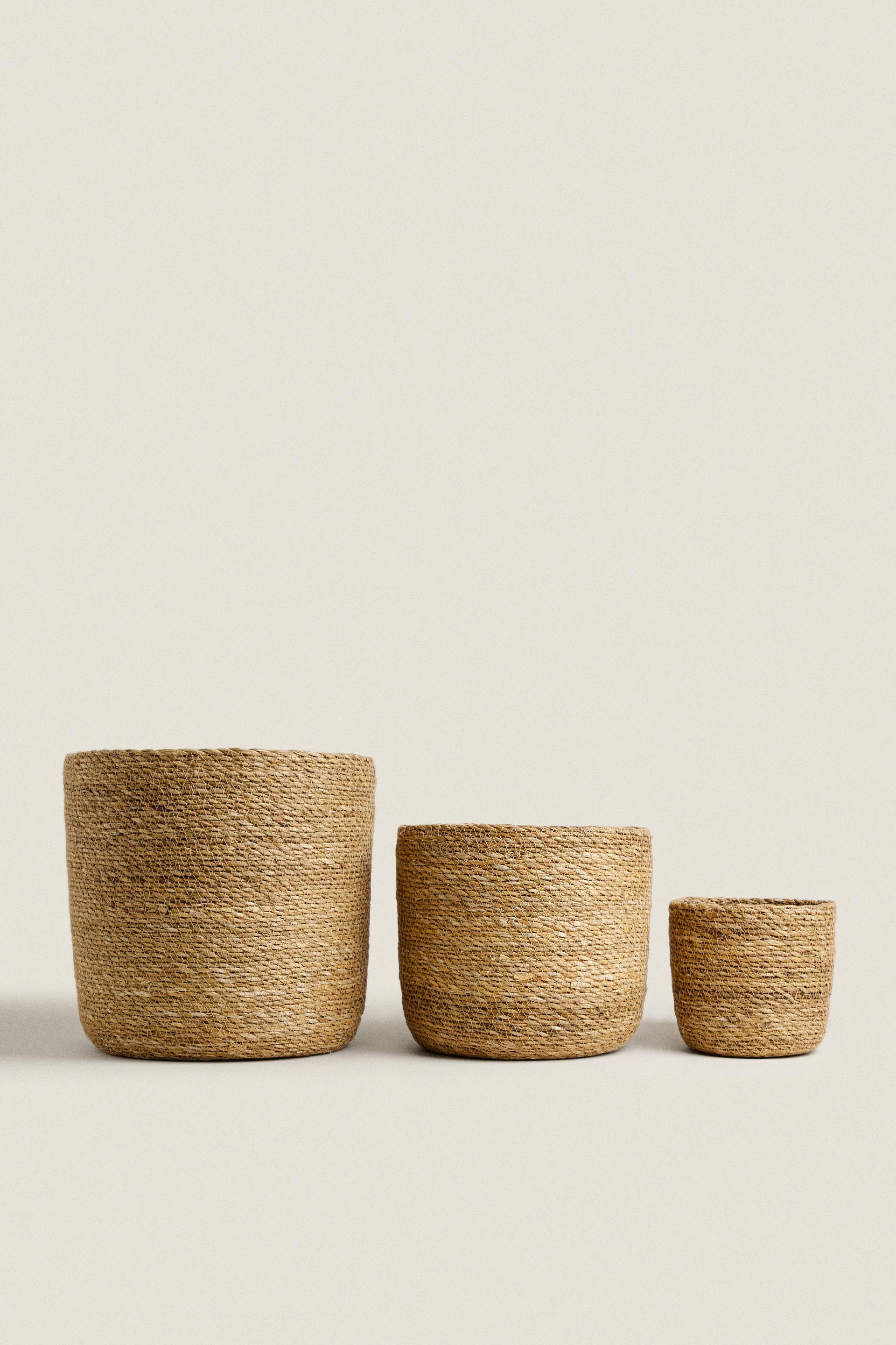 WOVEN BASKET - Light beige | ZARA United States