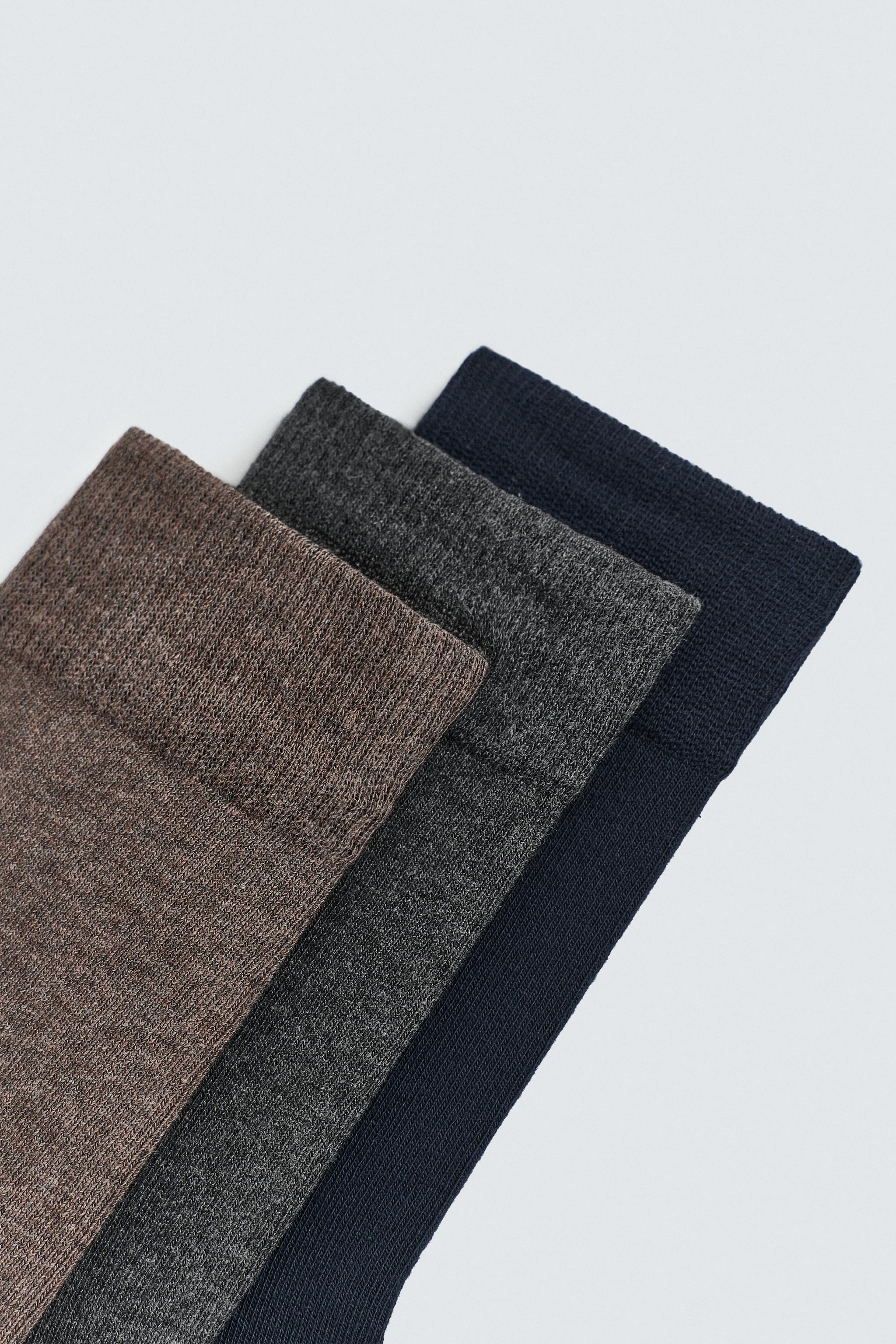 CHAUSSETTES STRUCTURE LÉGÈRE LOT DE 3