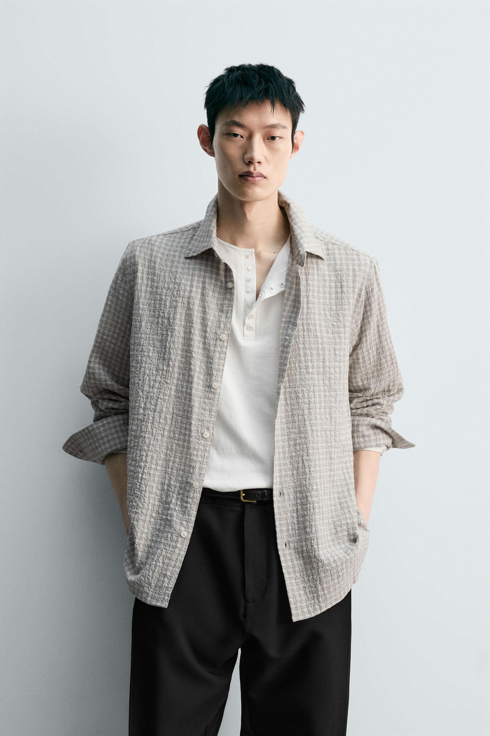 チェック柄シャツ | メンズ | ZARA 日本