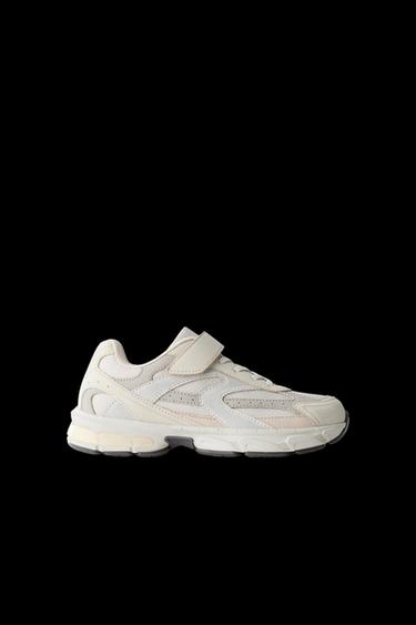 ZAPATILLA DEPORTIVA MULTIPIEZAS - Gris de Zara