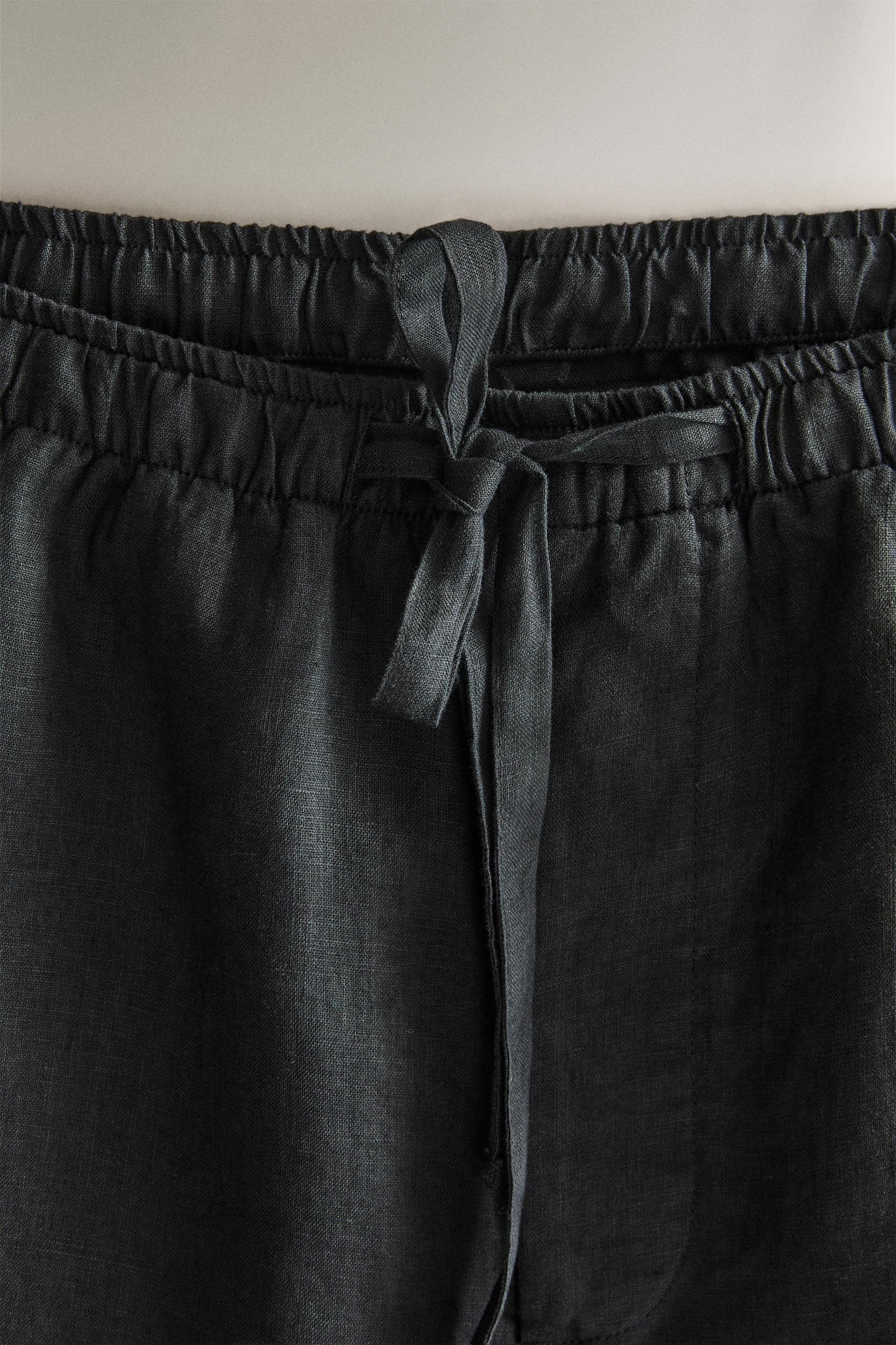 LINEN SHORTS