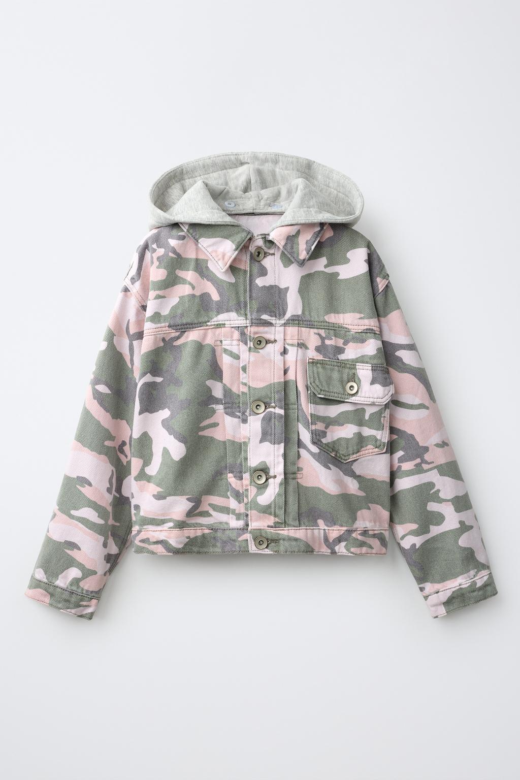 PRINTED DETACHABLE HOODIE JACKET