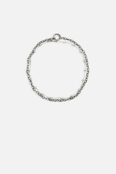 コンビネックレス 2本セットシルバーZaraのコンビネックレス 2本セット - シルバー 