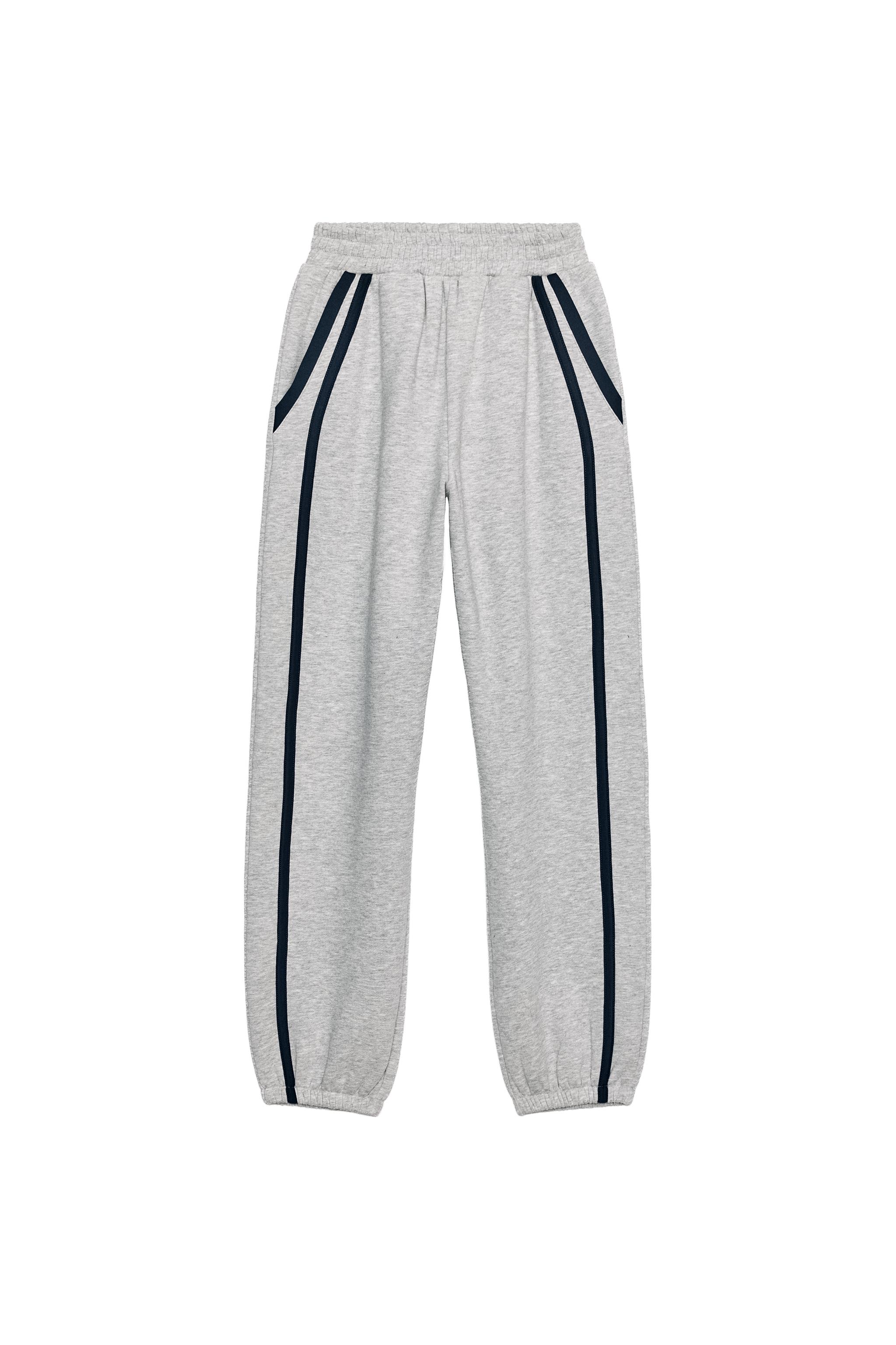 PANTALÓN FELPA BANDA CONTRASTE