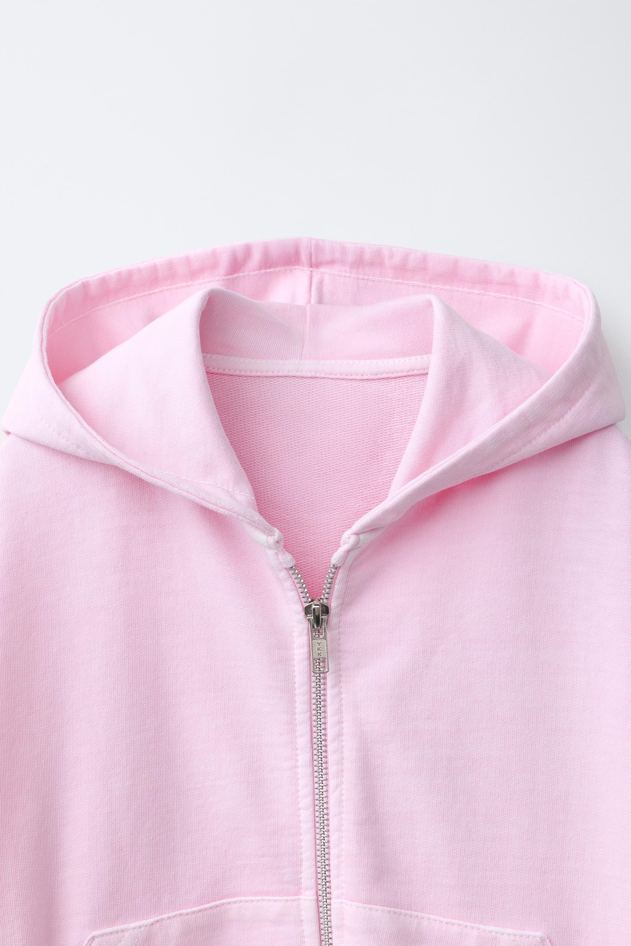 PLUSH ZIP SWEATSHIRT