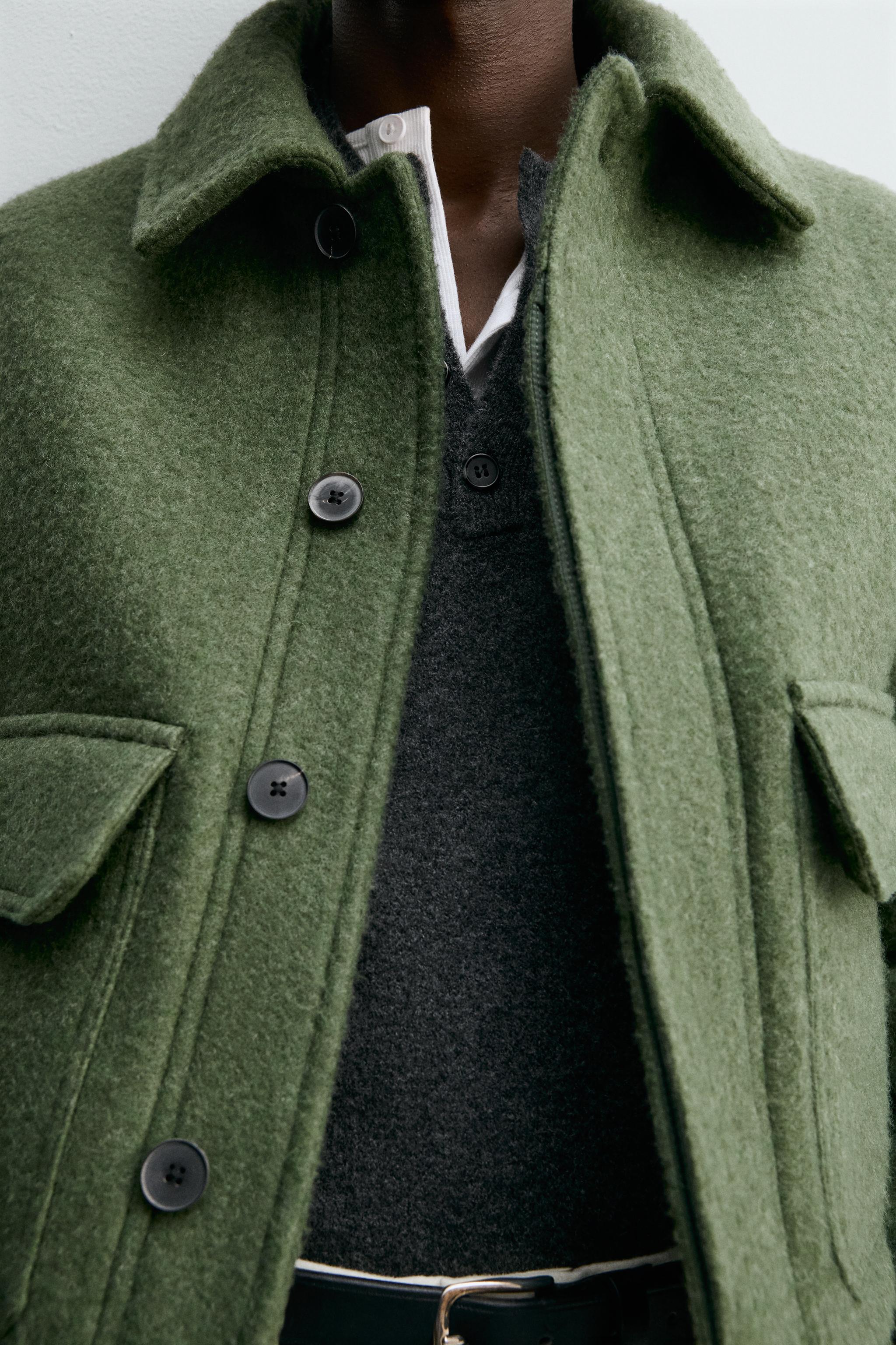 BLOUSON AVEC LAINE ET POCHES