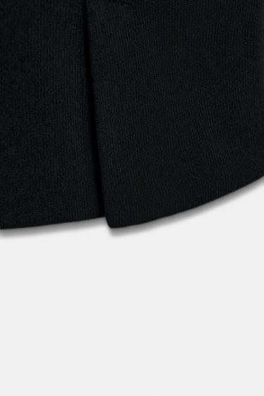 PANTALON CAPRI CRÊPE À OUVERTURE - Noir de Zara - Image 6