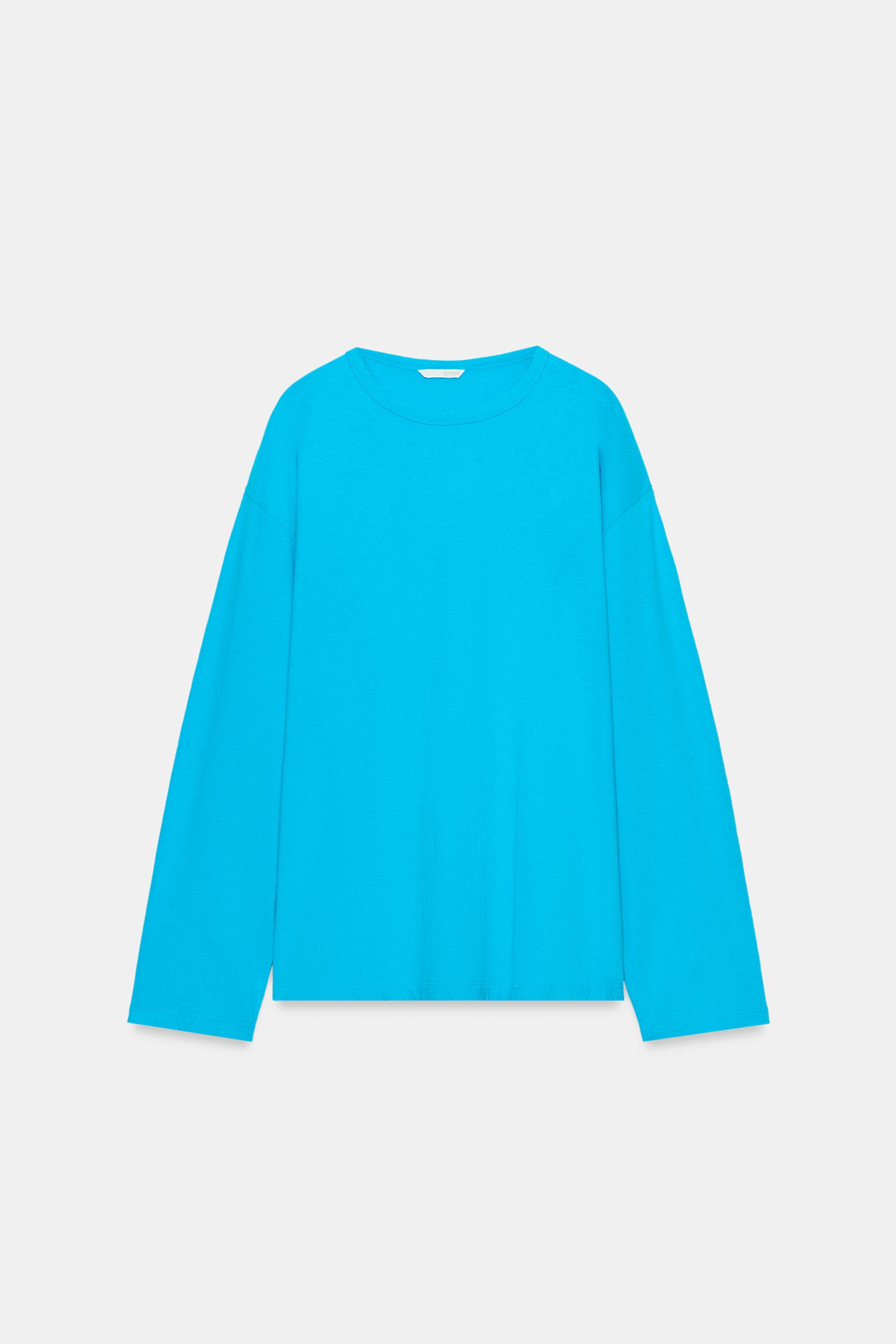COTTON AND LINEN T-SHIRT