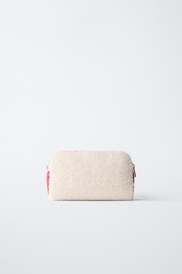 MINNIE MOUSE © DISNEY FAUX SHEARLING TOILETRY BAG - Pink by Zara - Image 4