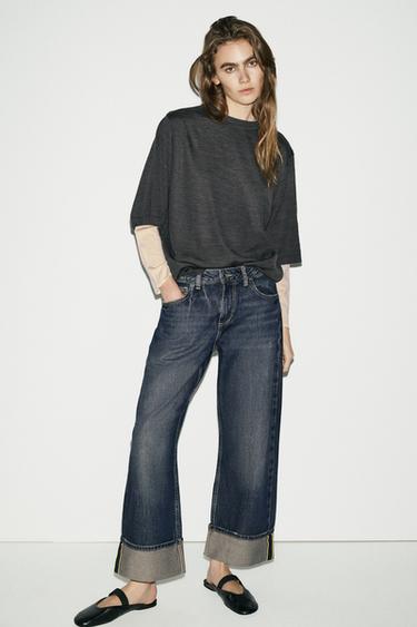 JERSEY PUNTO DOBLE CAPA - Gris vigoré de Zara - Imagen 0