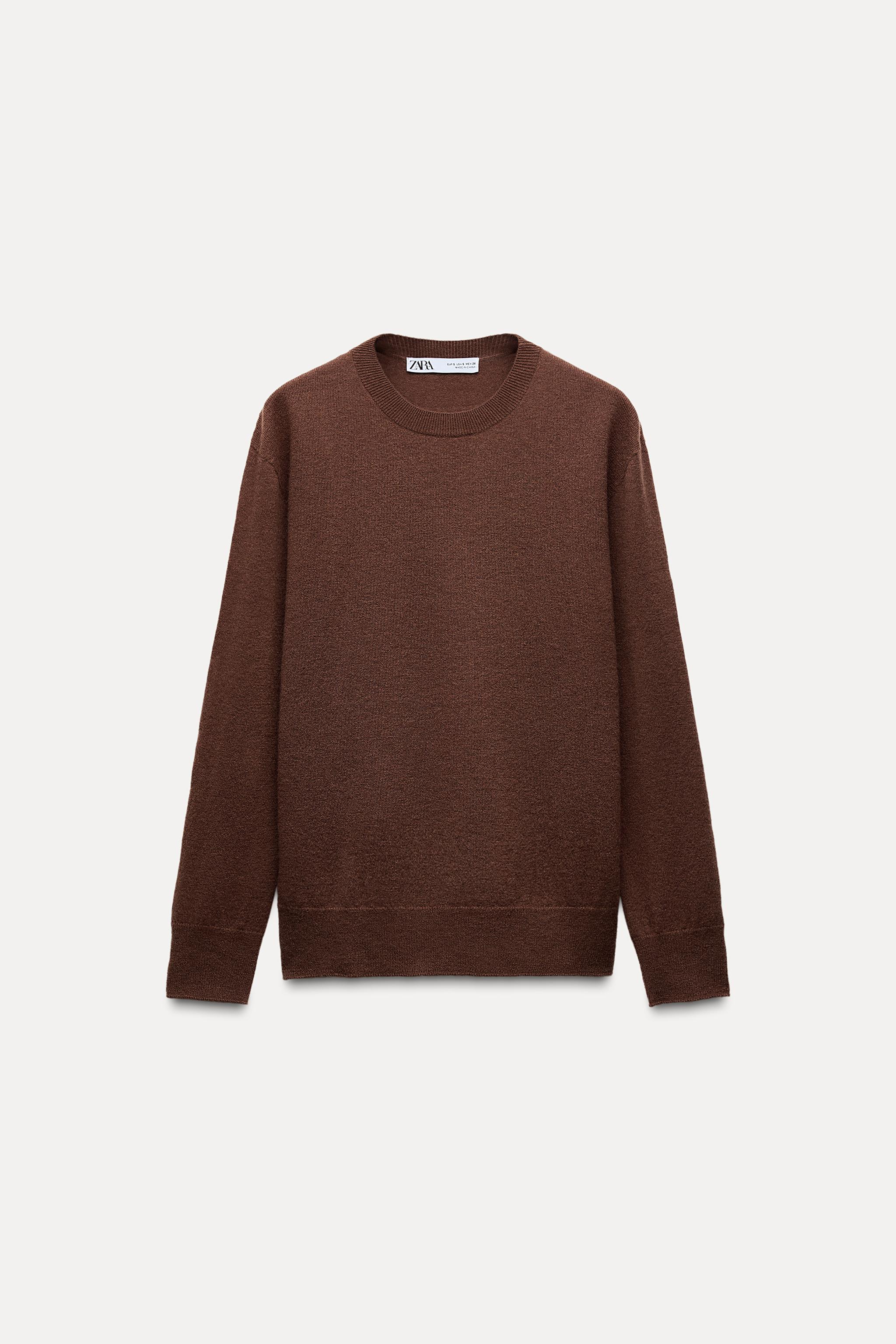 100 WOOL EXTRA SOFT SWEATER Red ZARA United States