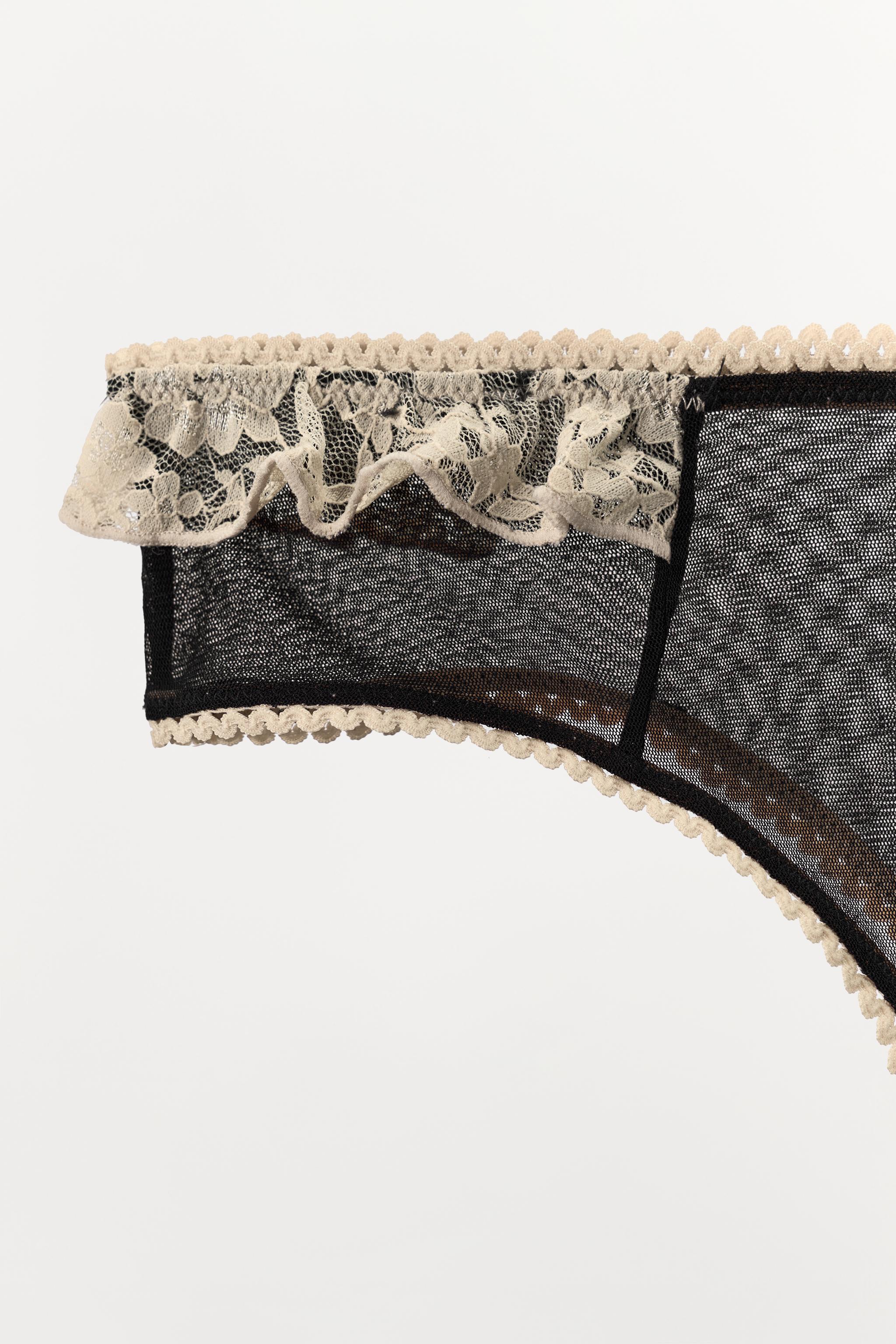 CULOTTE MESH DENTELLE