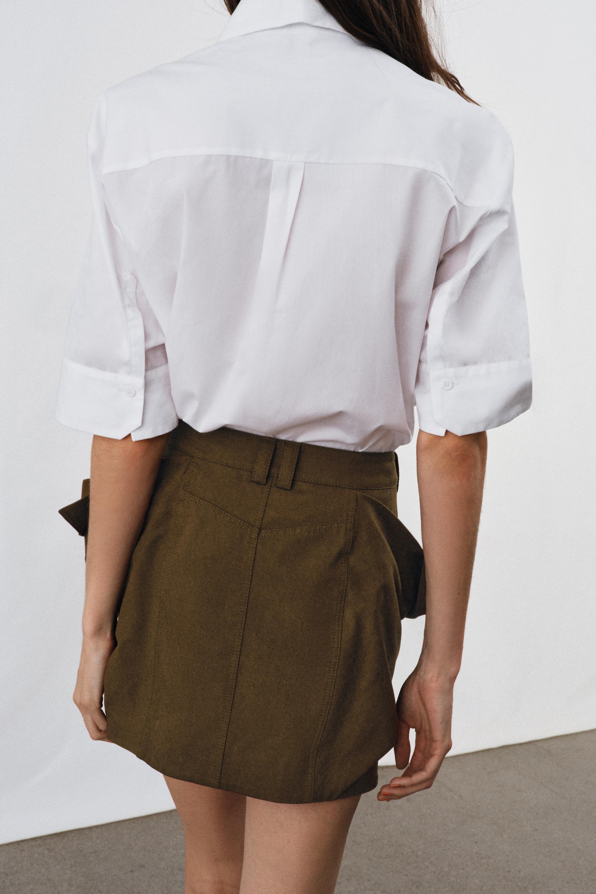 ZW COLLECTION POPLIN SHIRT WITH BIB