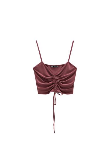 GATHERED TOP TRF