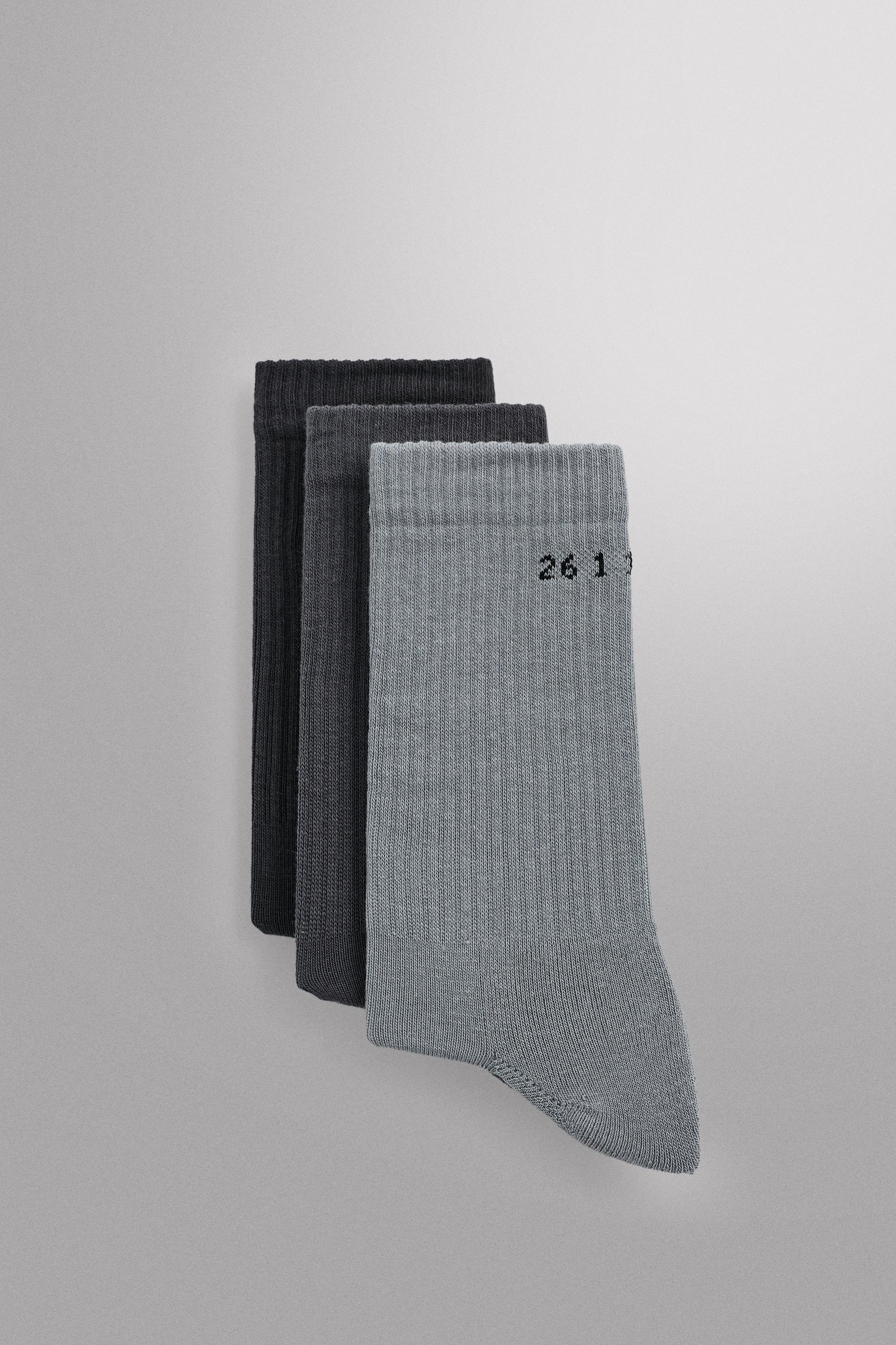 BASIC TRAINING SOCKS 3-PACK — Blue