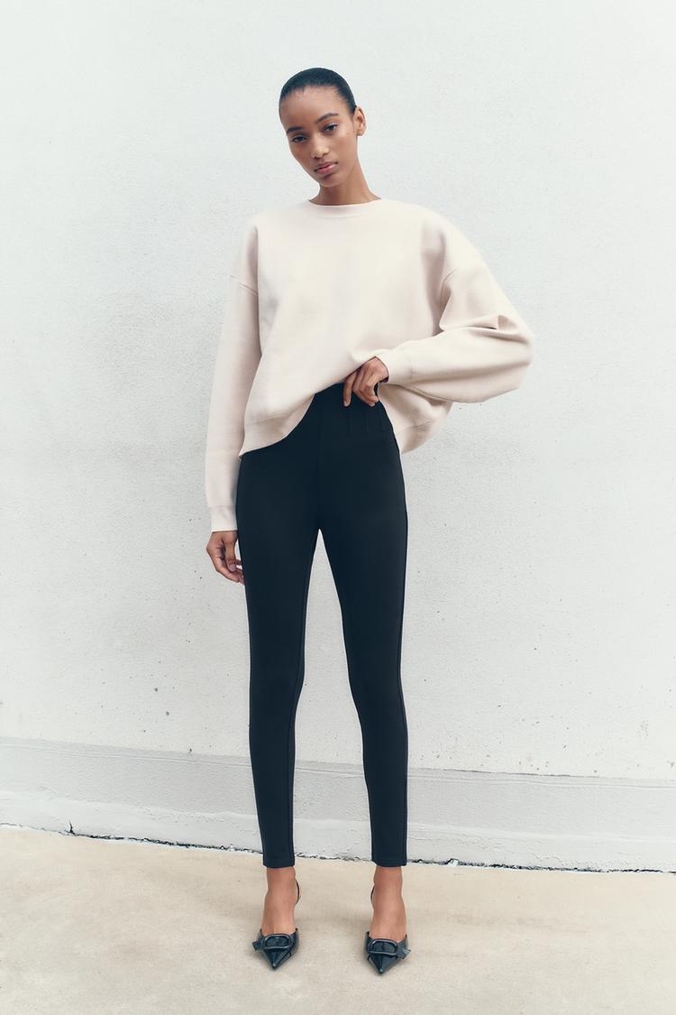 Clearance Legging Legging A Fentes Zara Legging Fente Zara Legging