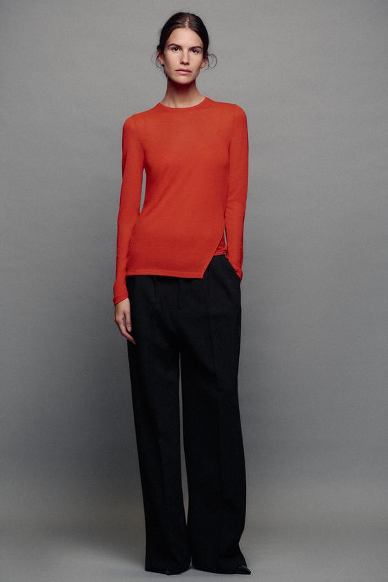 LAYERED T-SHIRT - Red by Zara - Image 0