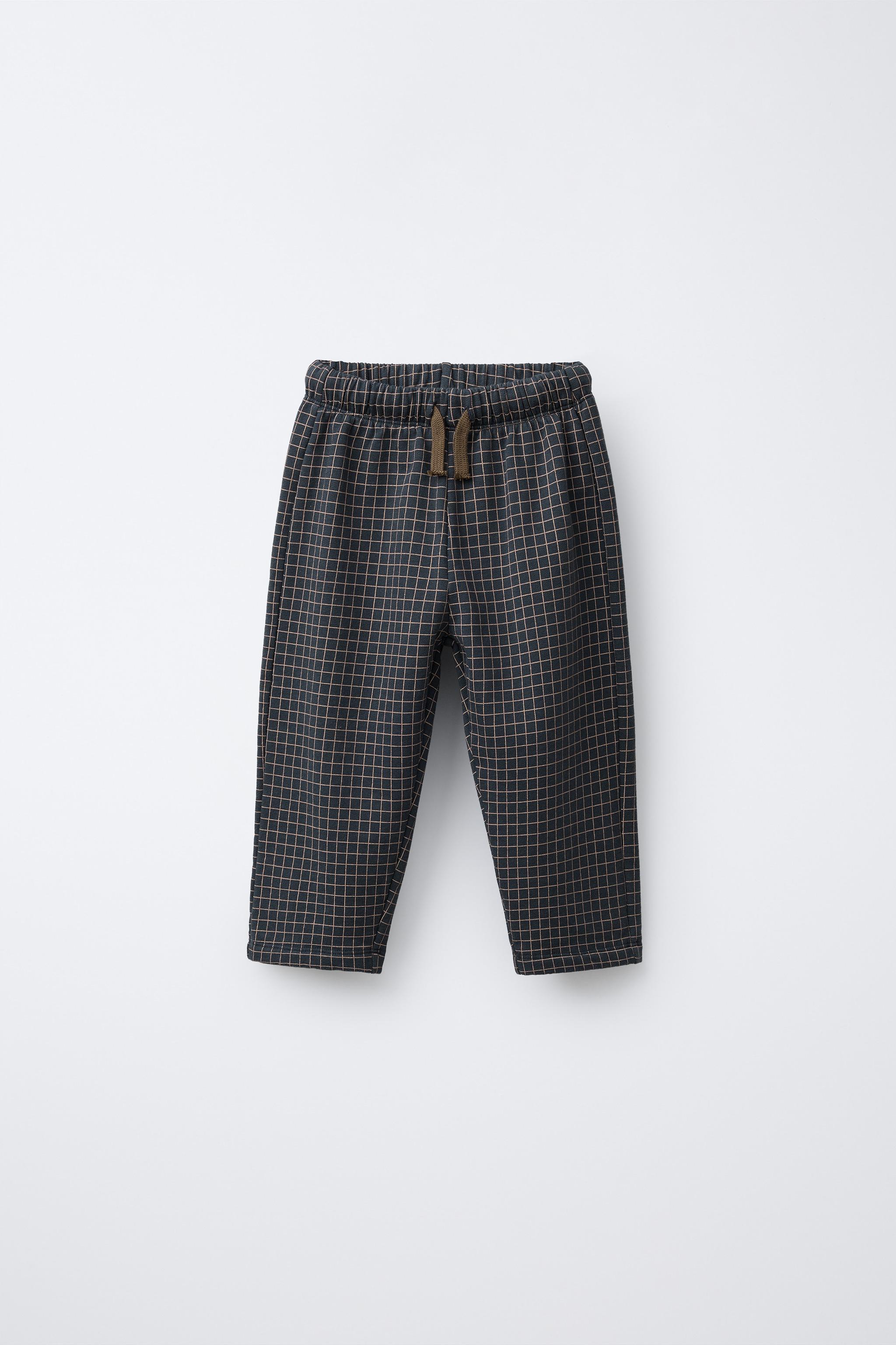 PANTALON BAGGY À CARREAUX