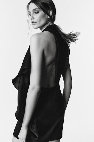 VESTIDO CURTO CUT OUT LIMITED EDITION - Preto da Zara