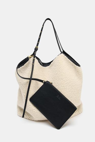 SHOPPER RÉVERSIBLE - Noir de Zara - Image 3