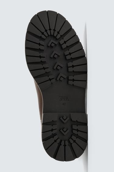 CHUNKY CHELSEA BOOTS - Brown de Zara - Image 3