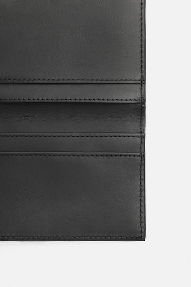 LEATHER CARD HOLDER - Black by Zara - Image 4